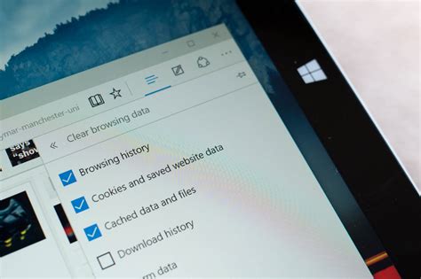 clear history from browser.